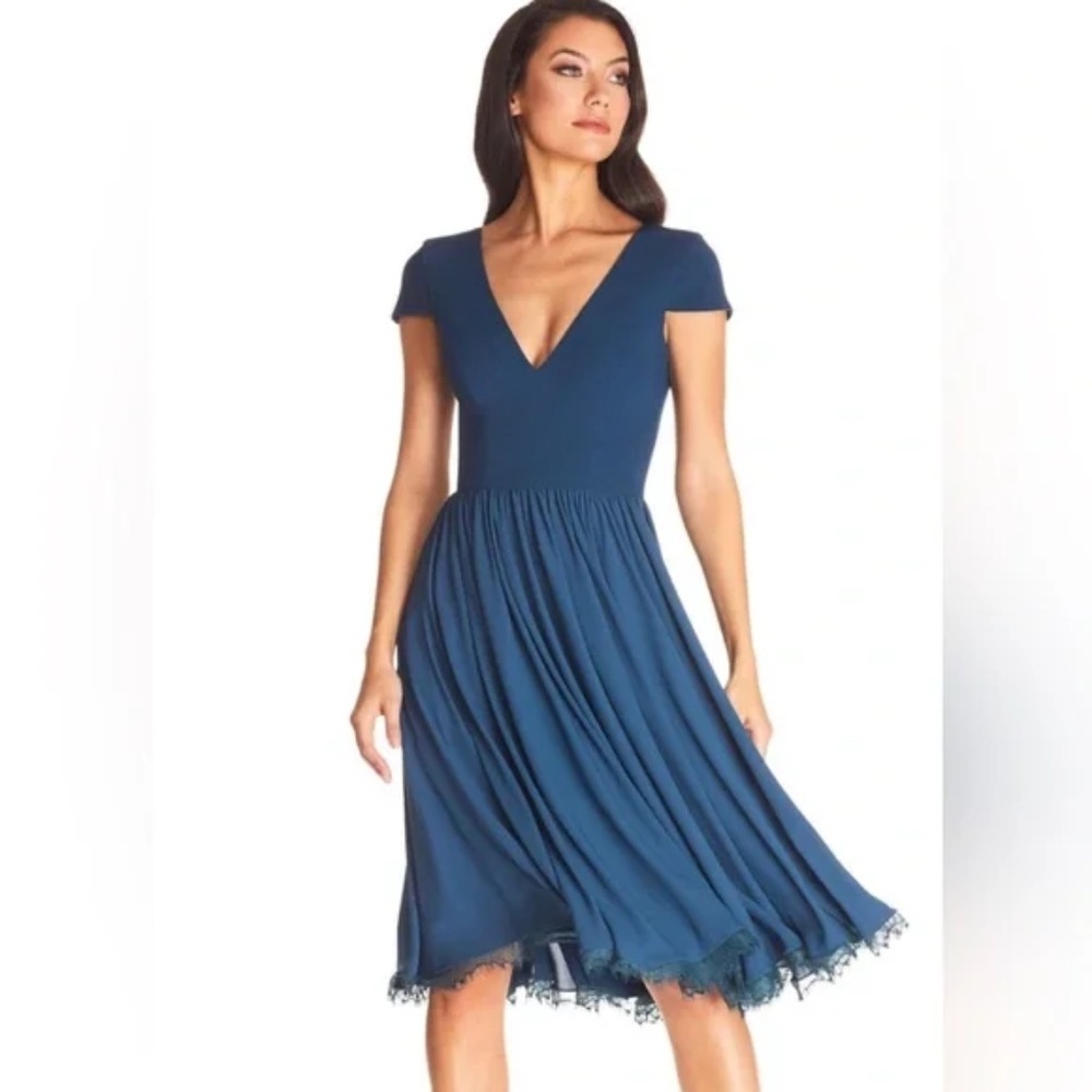 Dress the Population Corey Dress in pacific size medium